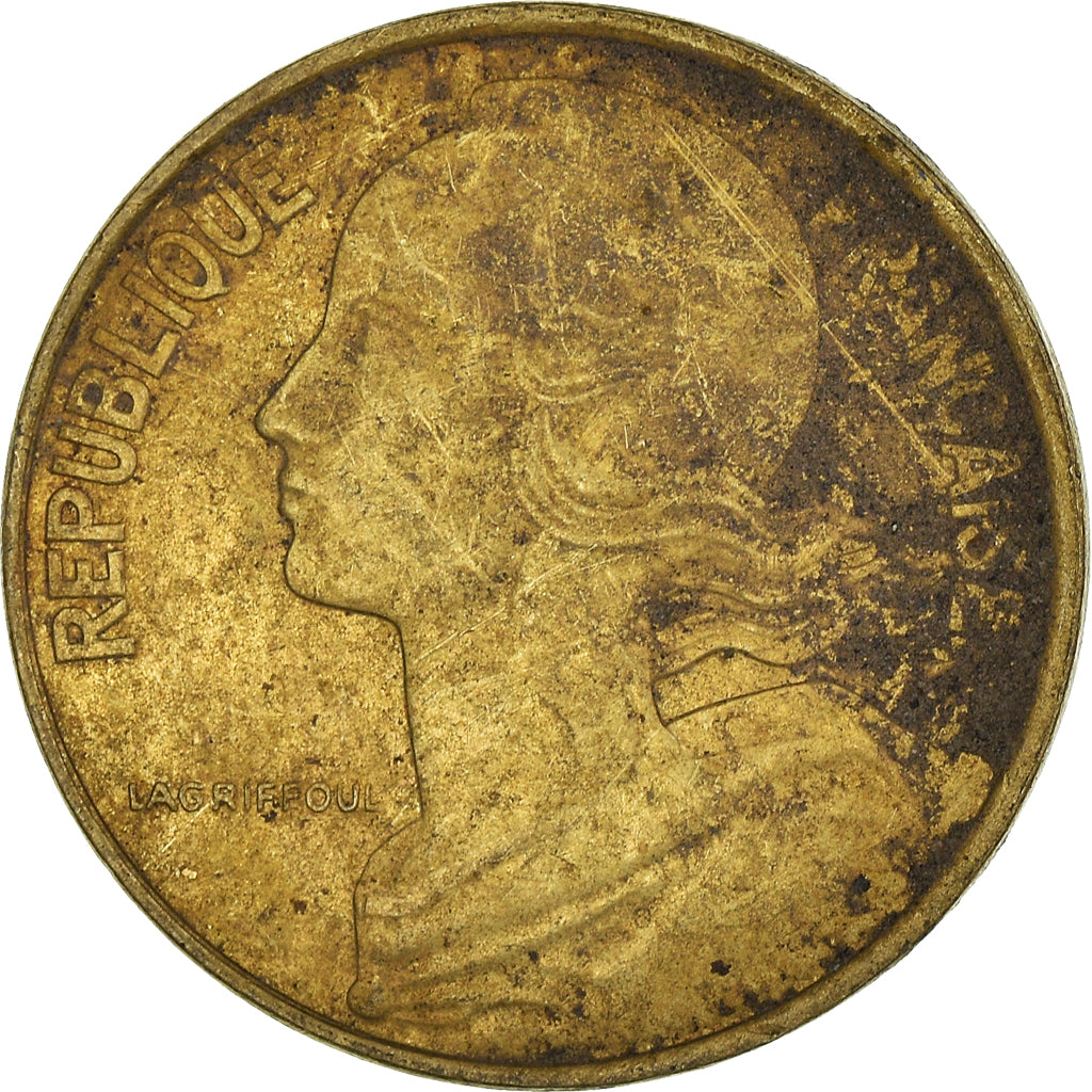 Coin, France, 10 Centimes, 1991