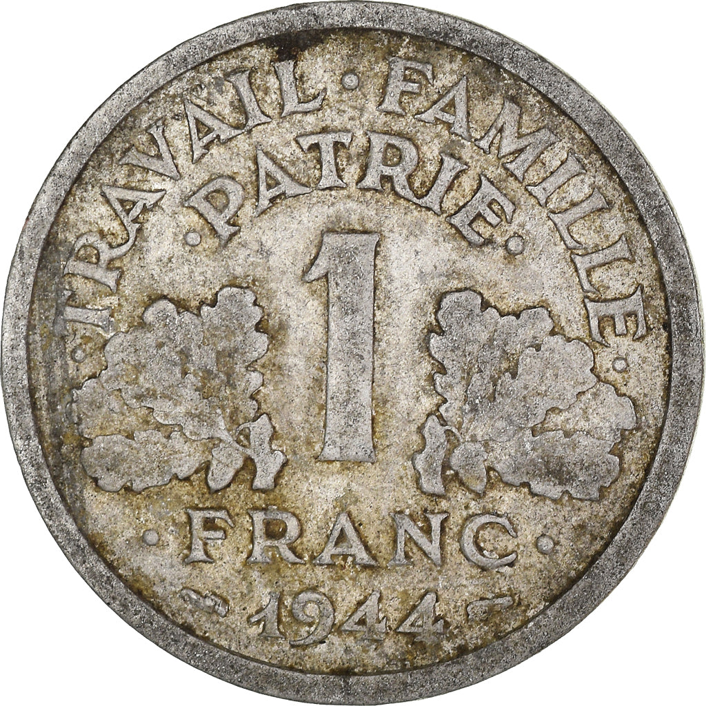 Münze, Frankreich, Franc, 1944