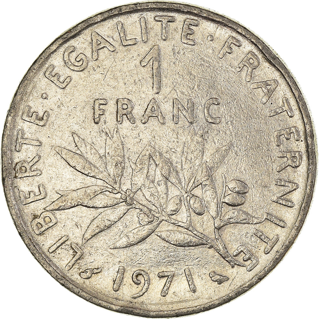 Monnaie, France, Franc, 1971