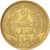 Moneta, Tunisia, Anonymous, 2 Francs, 1945, Paris, AU(50-53), Aluminium-Brąz