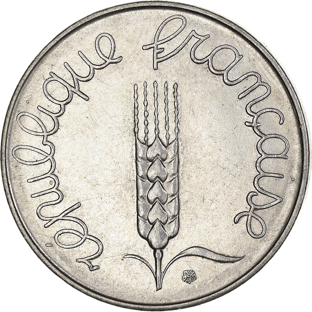 Moeda, França, 5 Centimes, 1963
