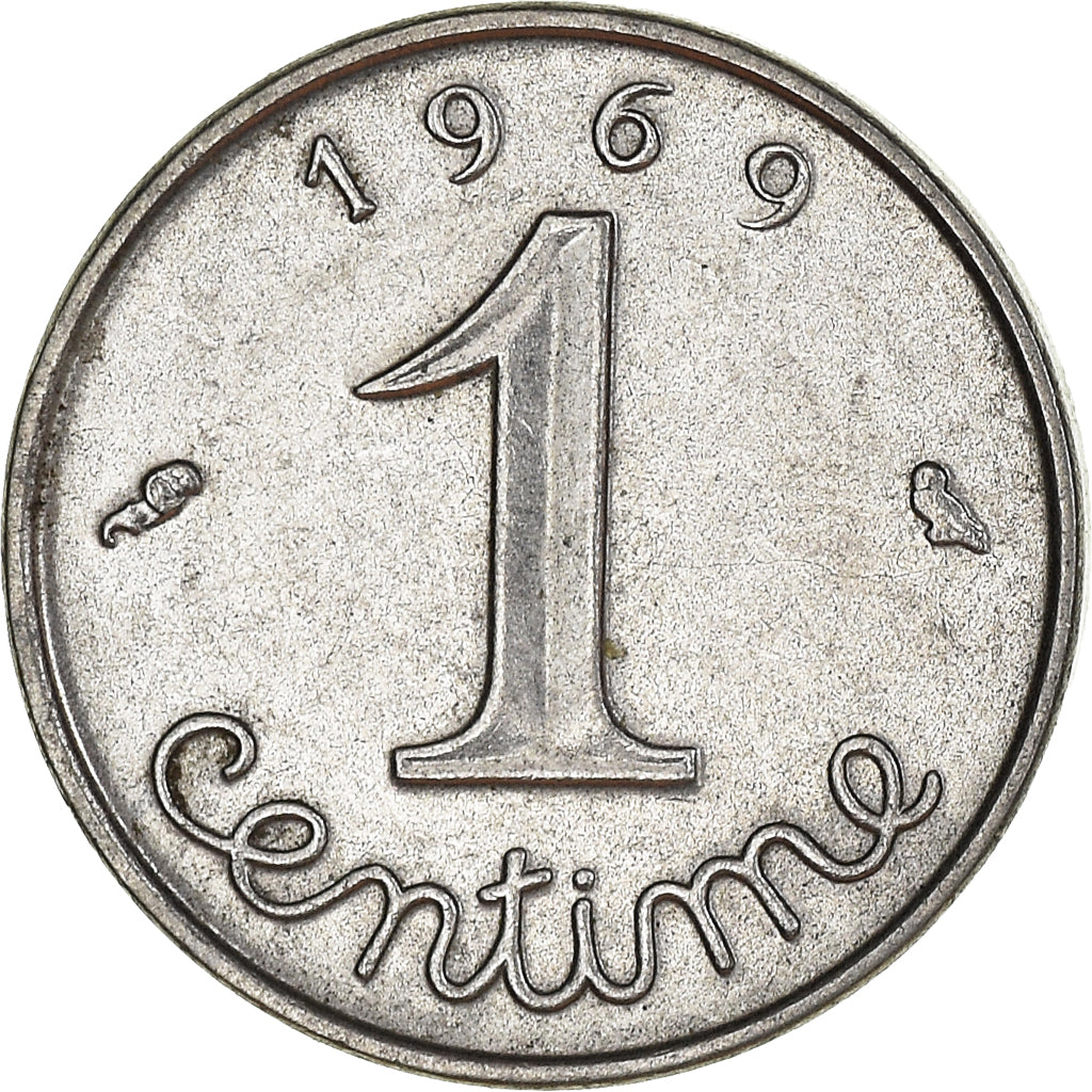 Münze, Frankreich, Centime, 1969