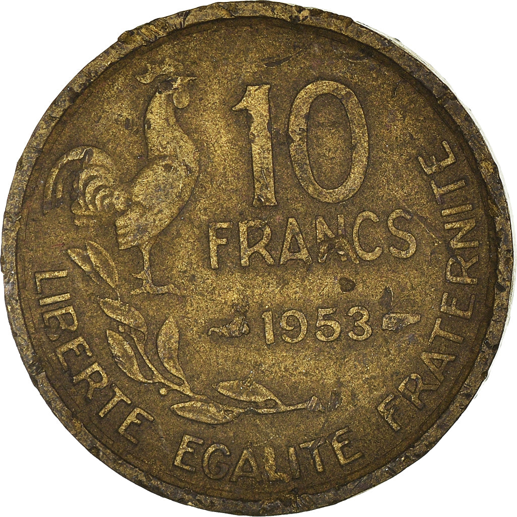 Münze, Frankreich, 10 Francs, 1953