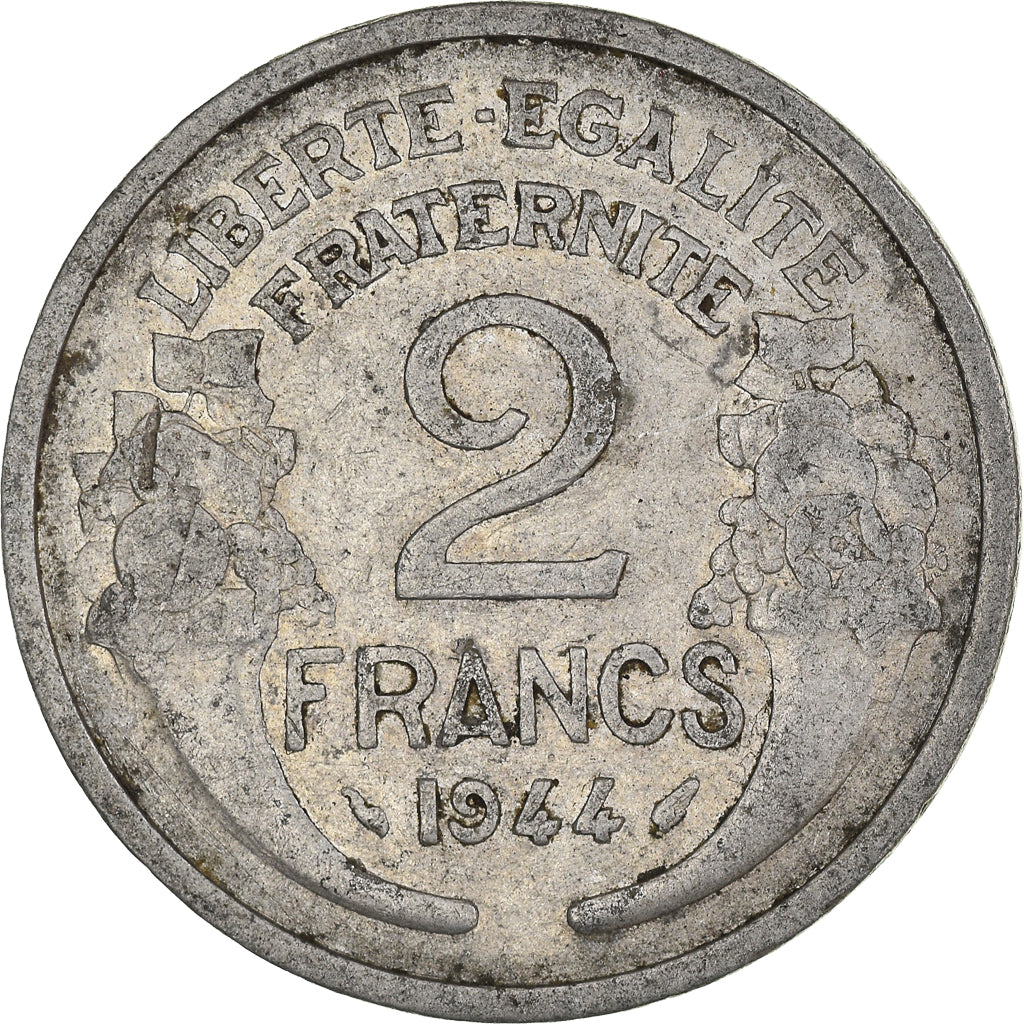 Moneta, Francia, 2 Francs, 1944