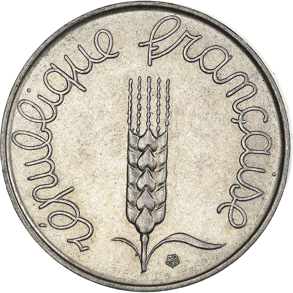 Moneta, Francja, 5 Centimes, 1963