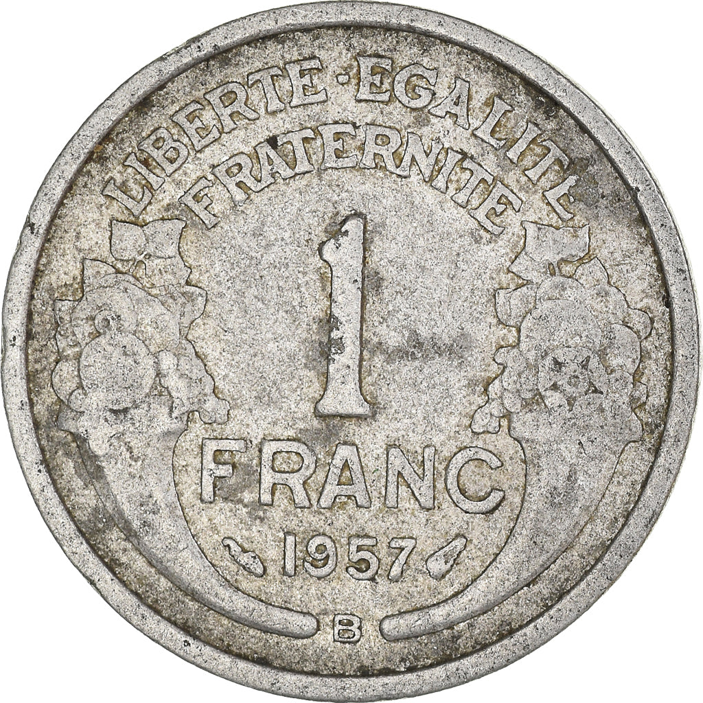 Münze, Frankreich, Franc, 1957