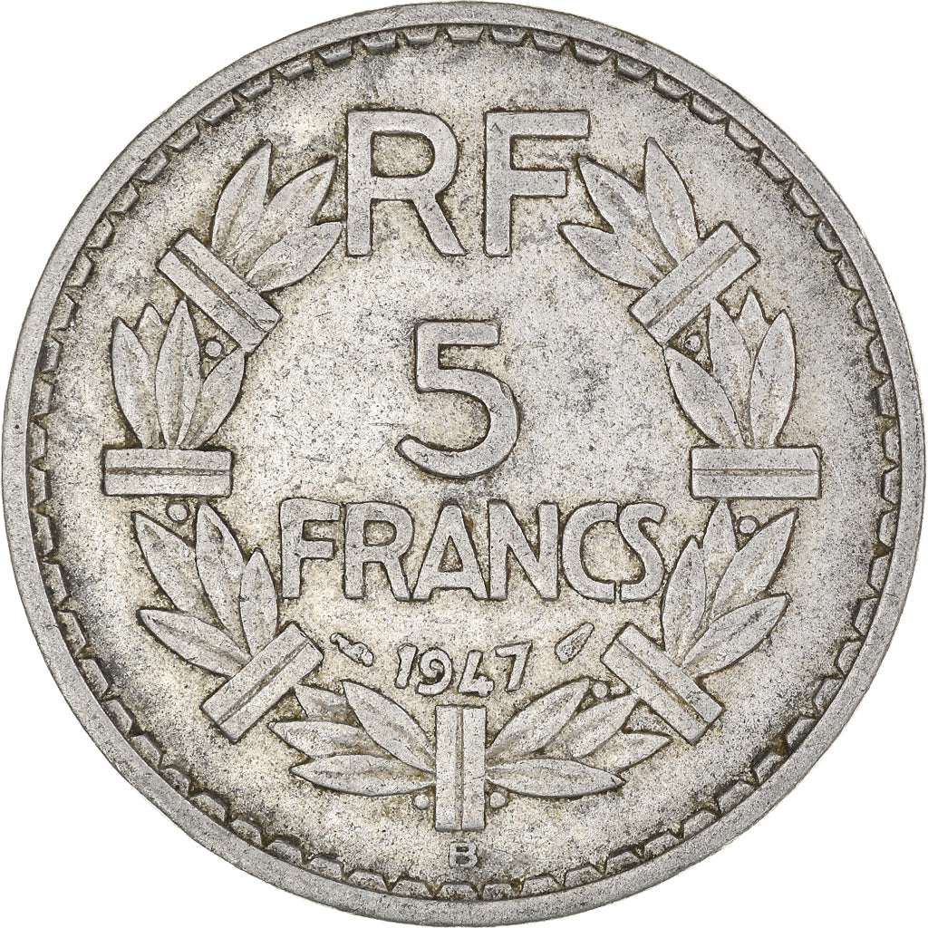 Coin, France, 5 Francs, 1947