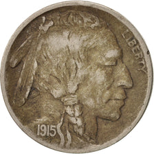United States, Buffalo Nickel, 5 Cents, 1915, U.S. Mint, VF(30-35), Copper-ni...