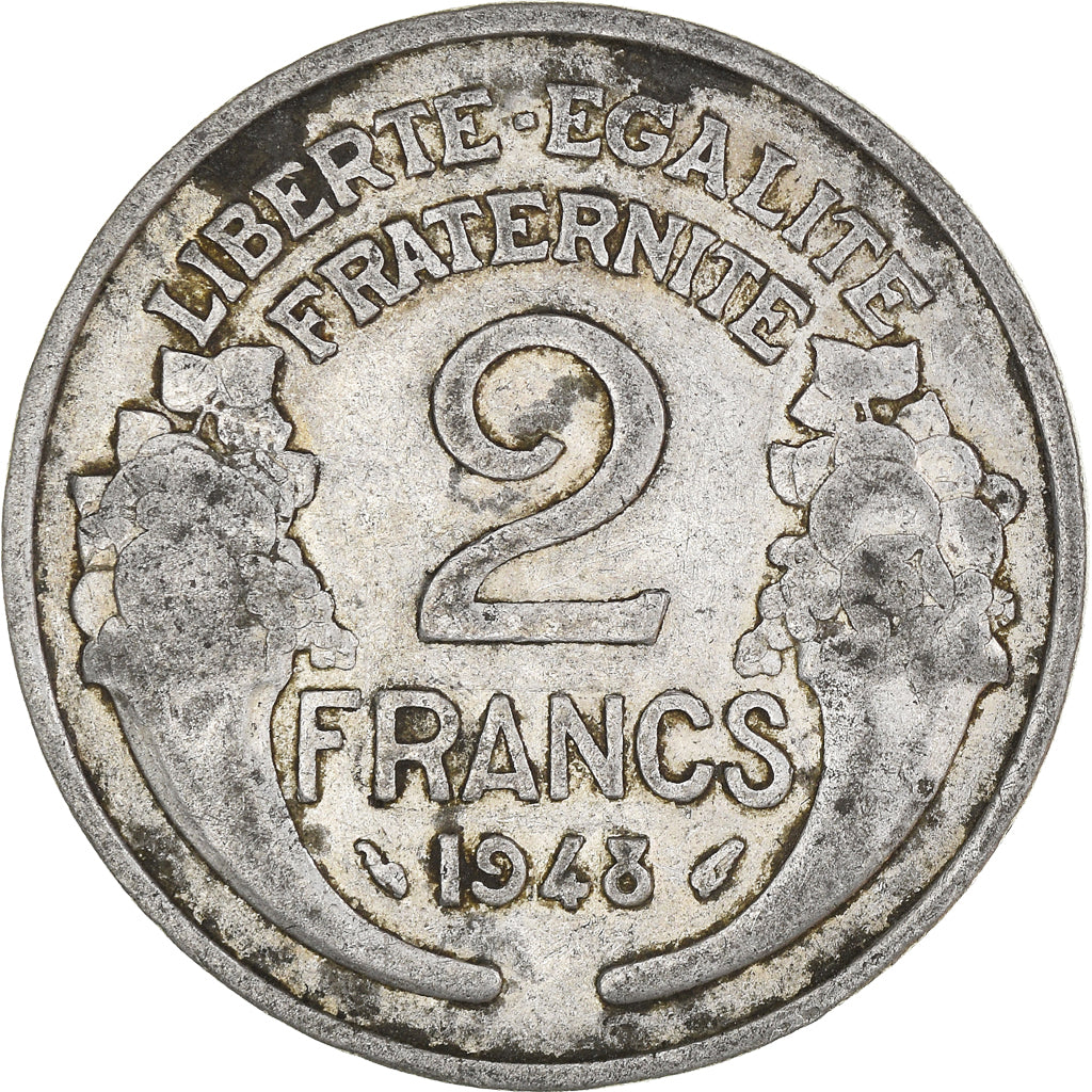 Moneta, Francia, 2 Francs, 1948