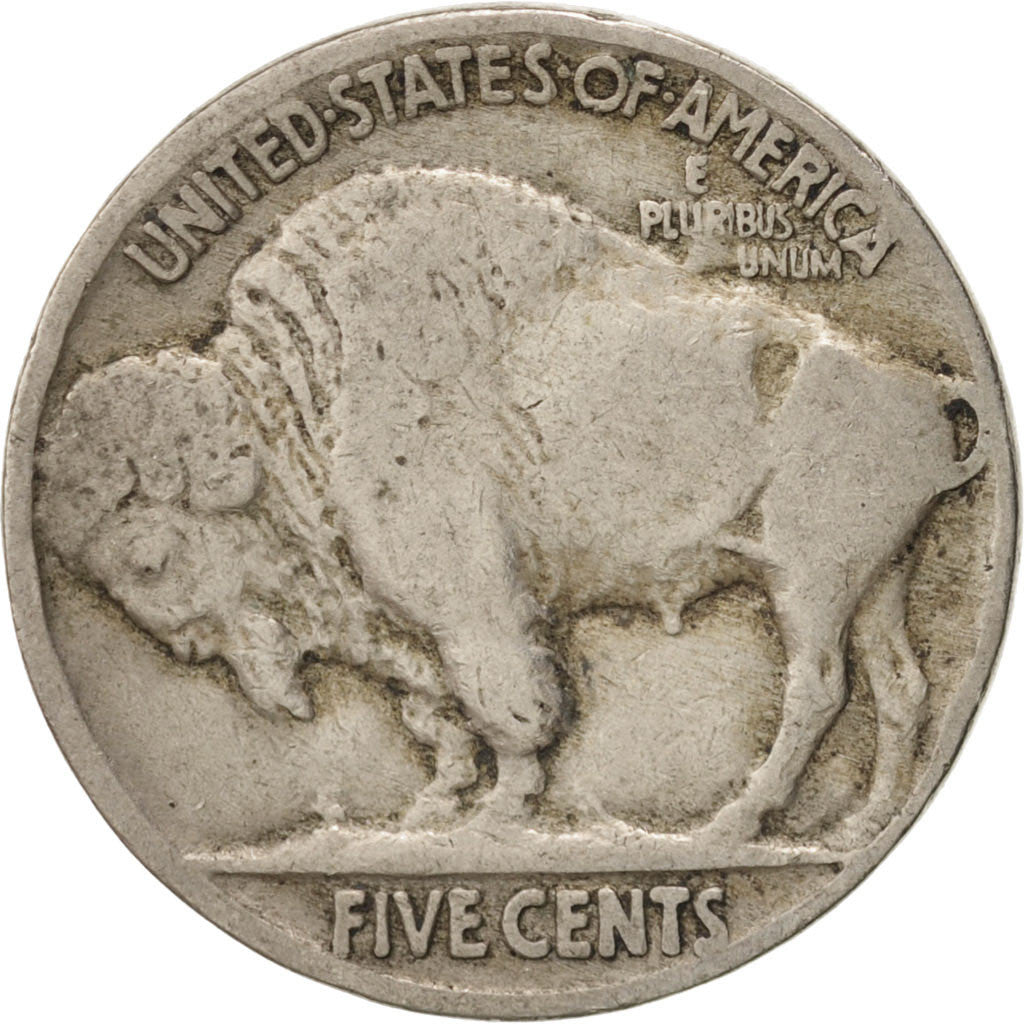 United States, Buffalo Nickel, 5 Cents, 1920, U.S. Mint, VF(20-25), Copper-ni...