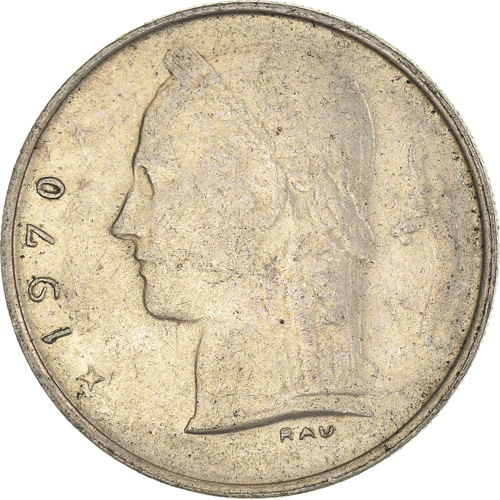 Coin, Belgium, Franc, 1970
