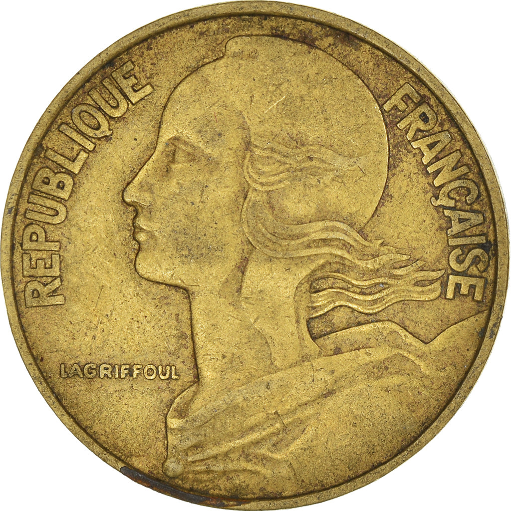Monnaie, France, 20 Centimes, 1962