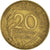 Coin, France, 20 Centimes, 1962