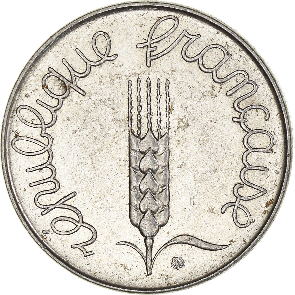 Moeda, França, 5 Centimes, 1962