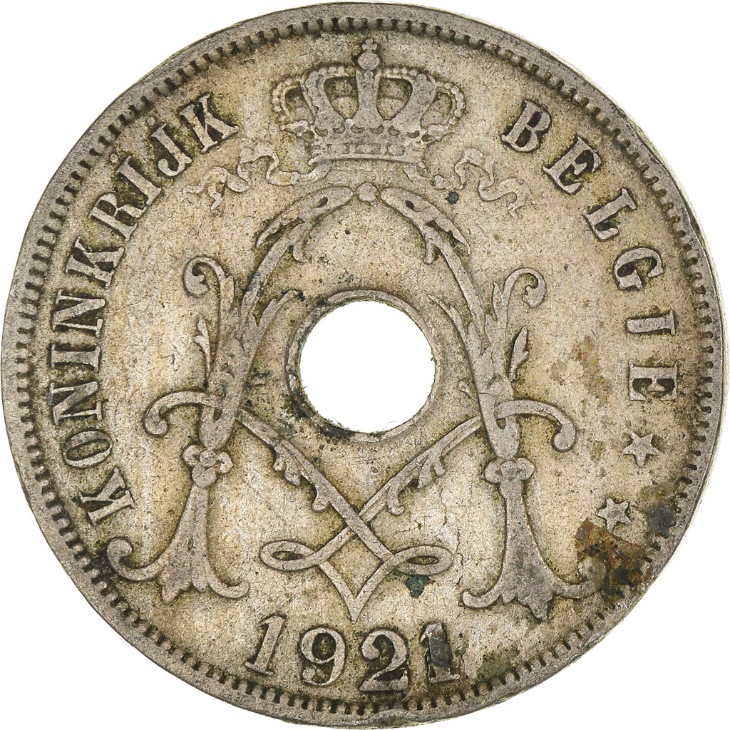 Moneta, Belgio, 25 Centimes, 1921