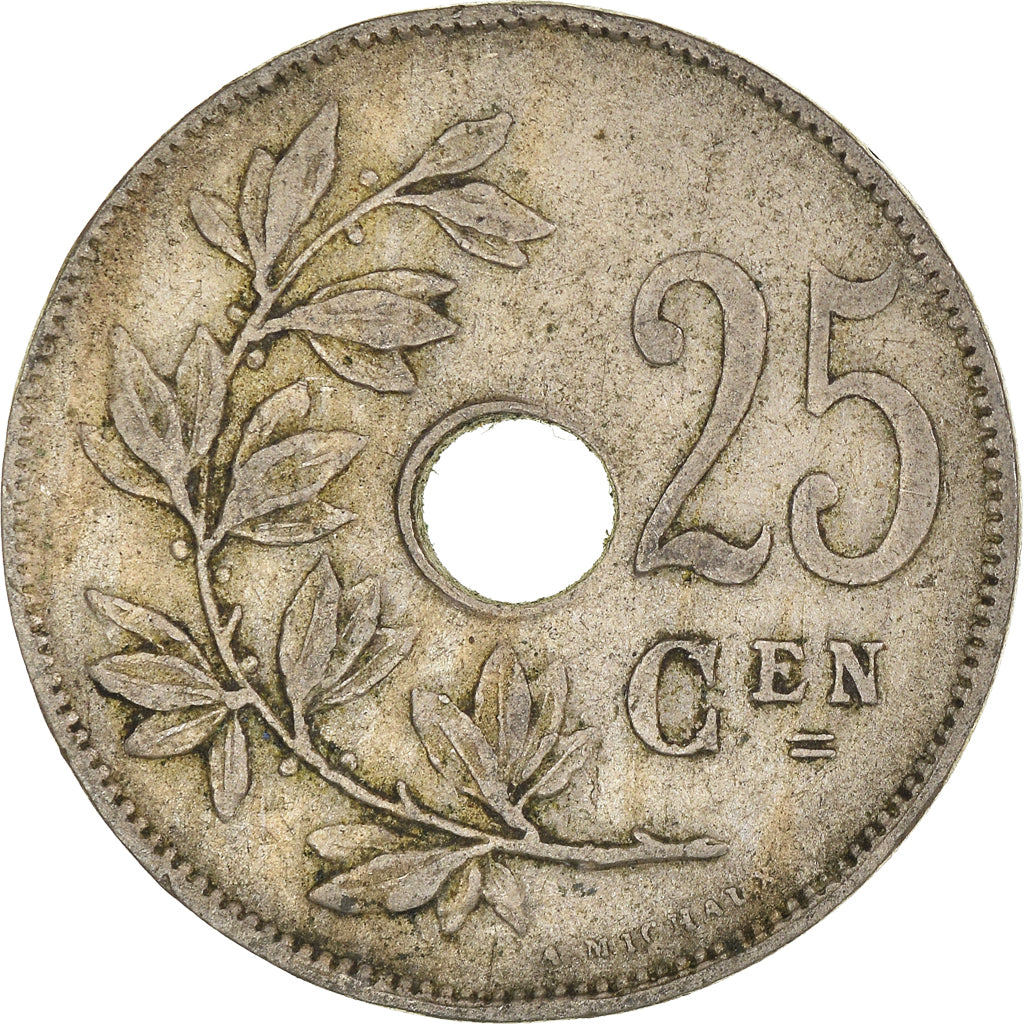 Moneta, Belgio, 25 Centimes, 1921
