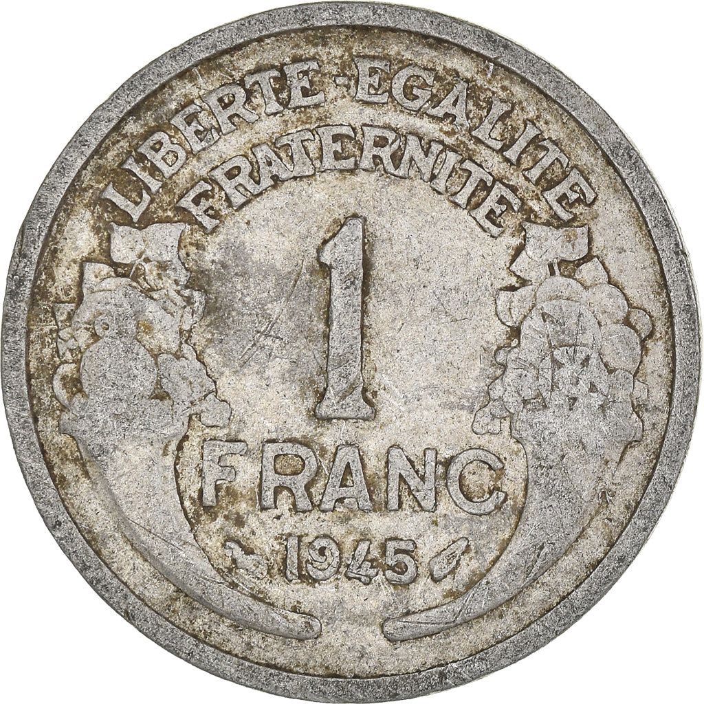 Coin, France, Franc, 1945