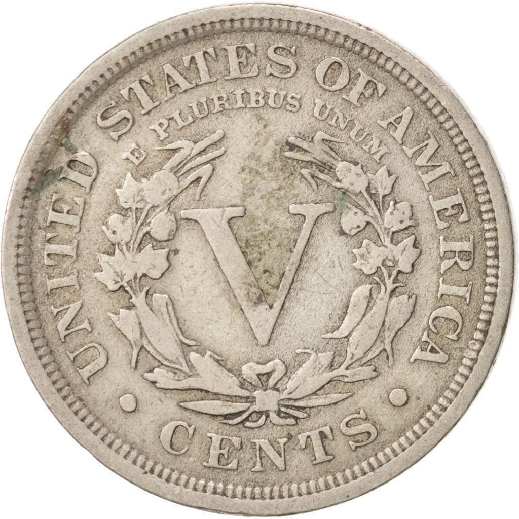 United States, Liberty Nickel, 5 Cents, 1909, U.S. Mint, VF(30-35), Copper-ni...
