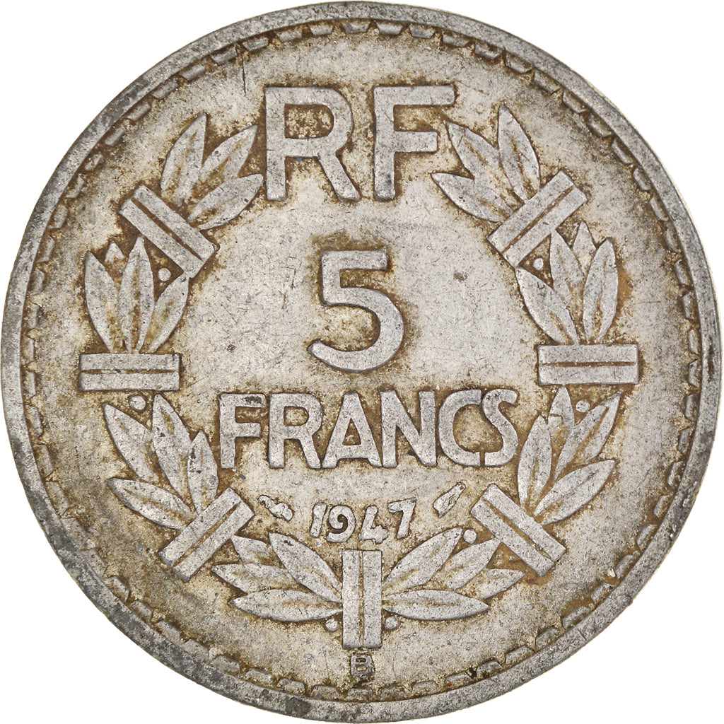Moneta, Francja, 5 Francs, 1947