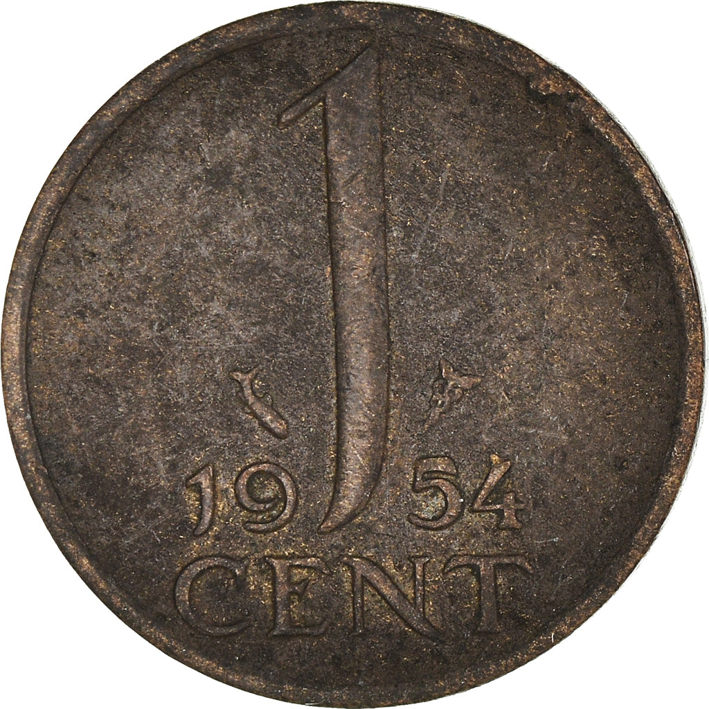 Moneta, Paesi Bassi, Cent, 1954
