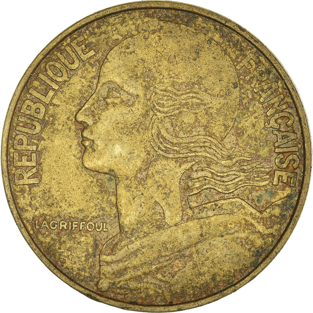 Munten, Frankrijk, 20 Centimes, 1978