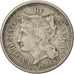 United States, Nickel 3 Cents, 1865, U.S. Mint, VF(20-25), Copper-nickel, KM:95
