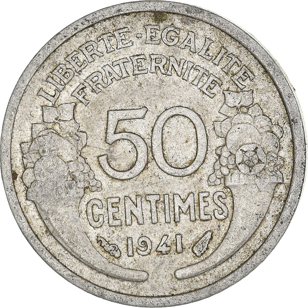 Moneta, Francia, 50 Centimes, 1941