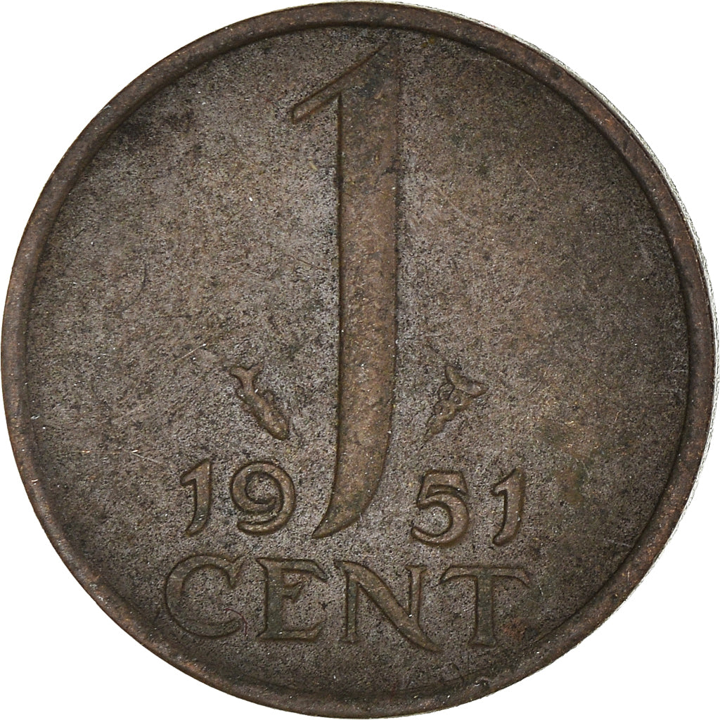 Moneta, Paesi Bassi, Cent, 1951