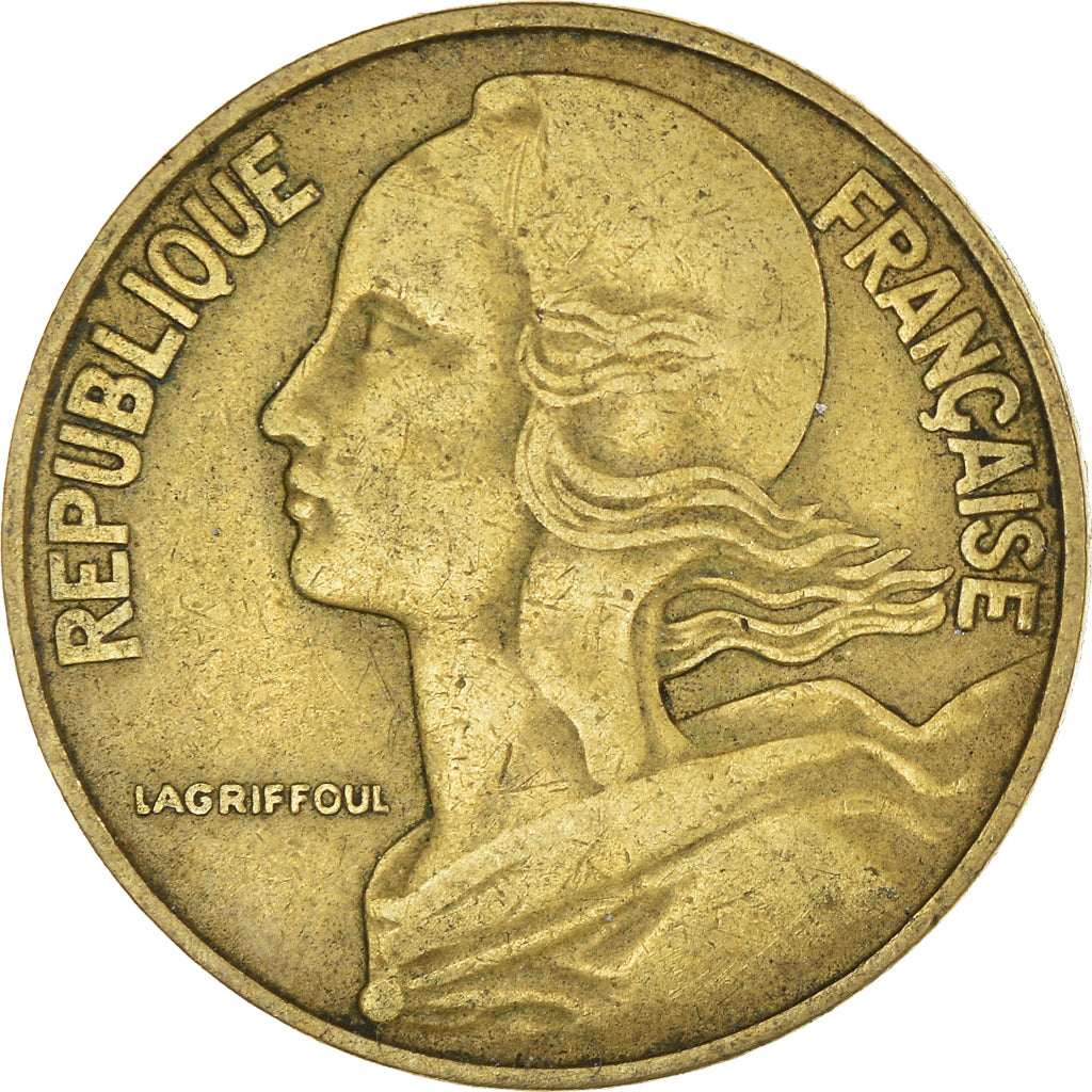 Moneda, Francia, 20 Centimes, 1963