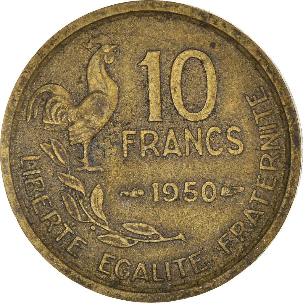Münze, Frankreich, 10 Francs, 1950