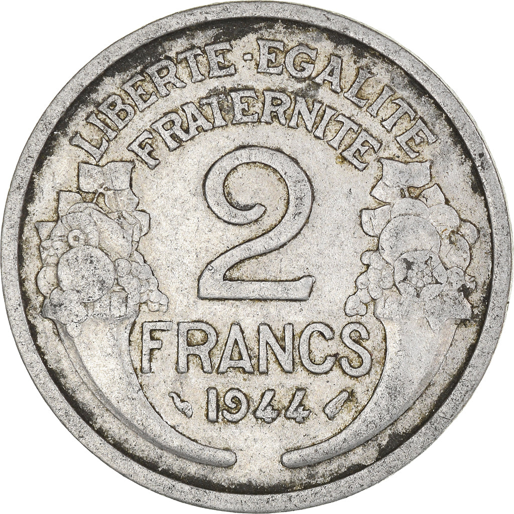 Moneta, Francja, 2 Francs, 1944