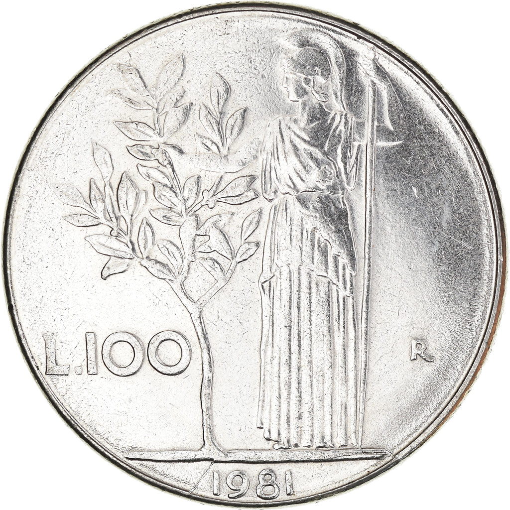 Moneda, Italia, 100 Lire, 1981