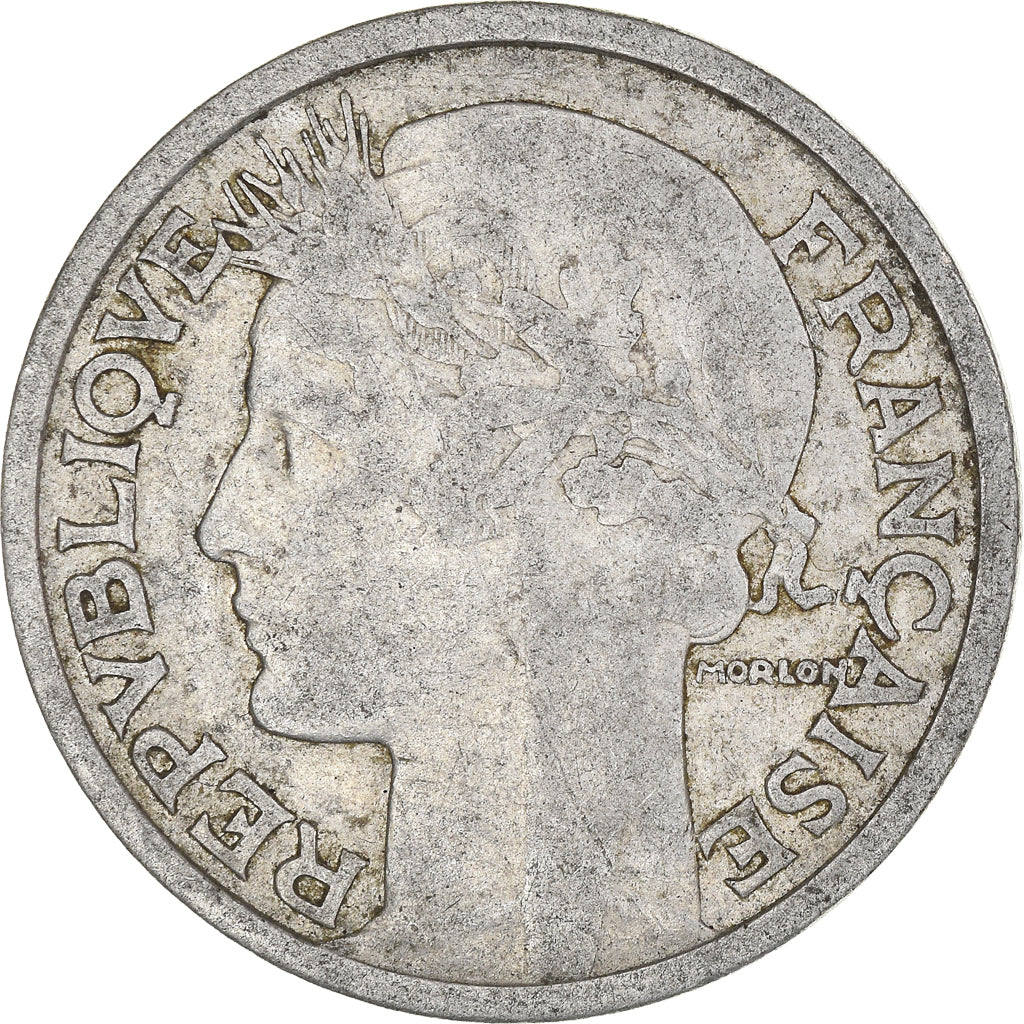 Moeda, França, 2 Francs, 1948