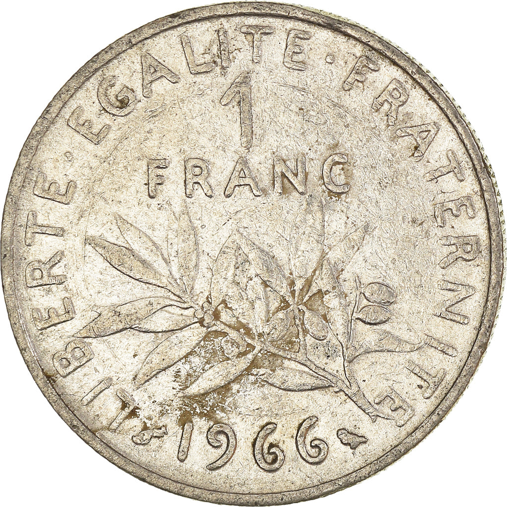 Moneda, Francia, Franc, 1966
