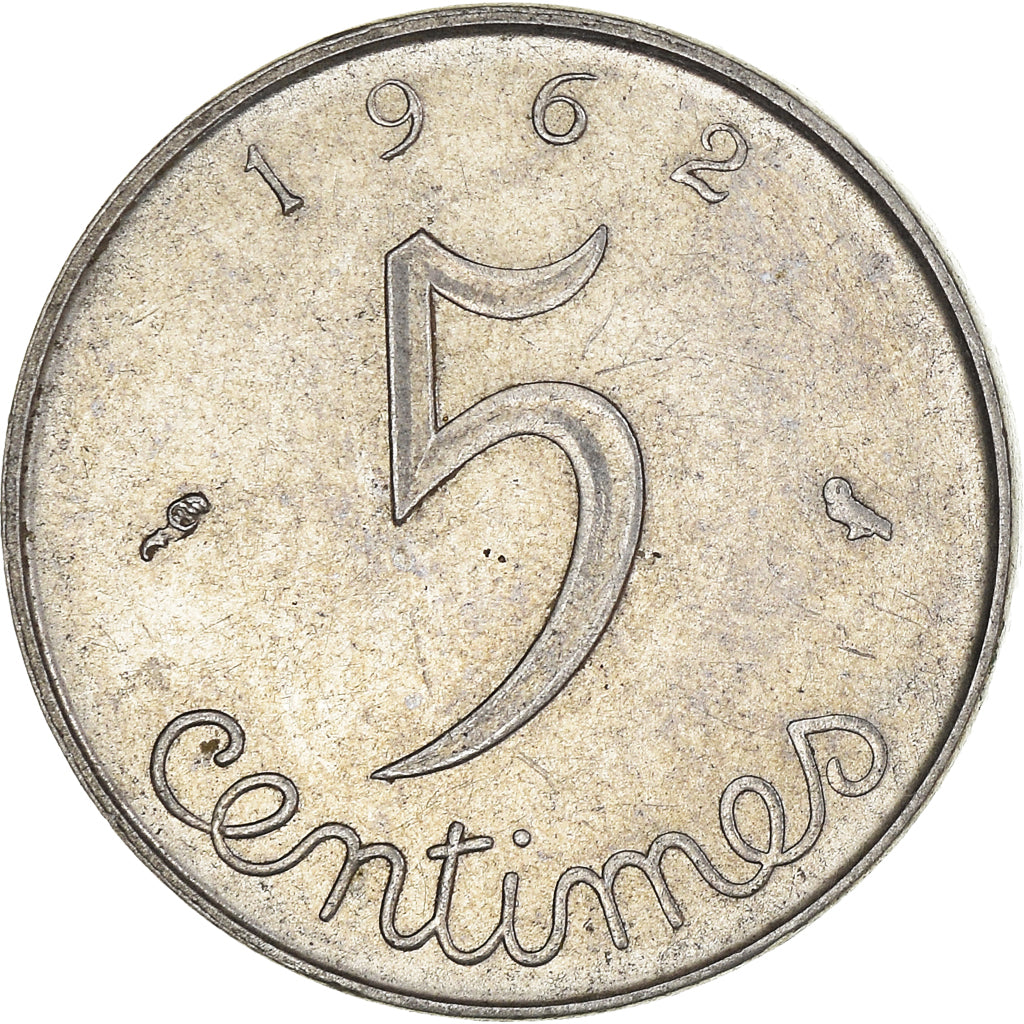 Moneta, Francia, 5 Centimes, 1962
