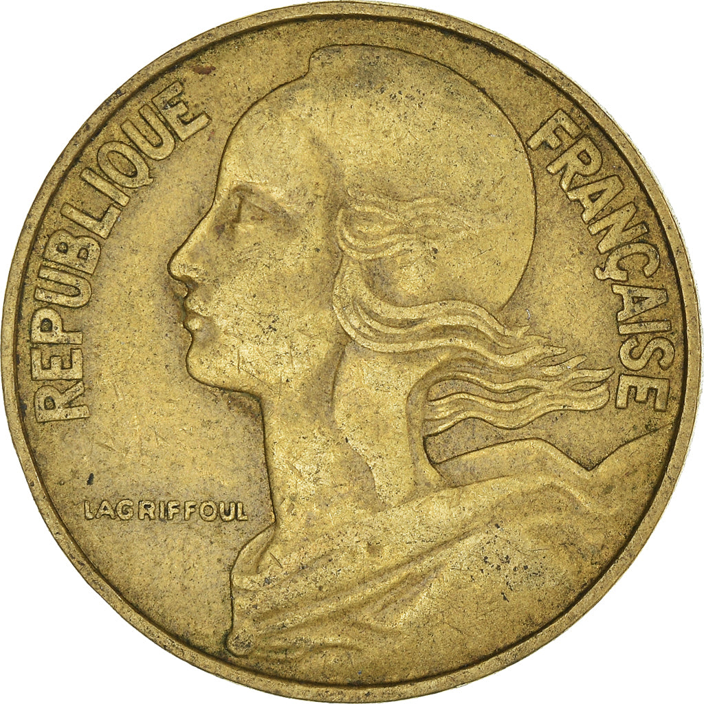 Munten, Frankrijk, 20 Centimes, 1964