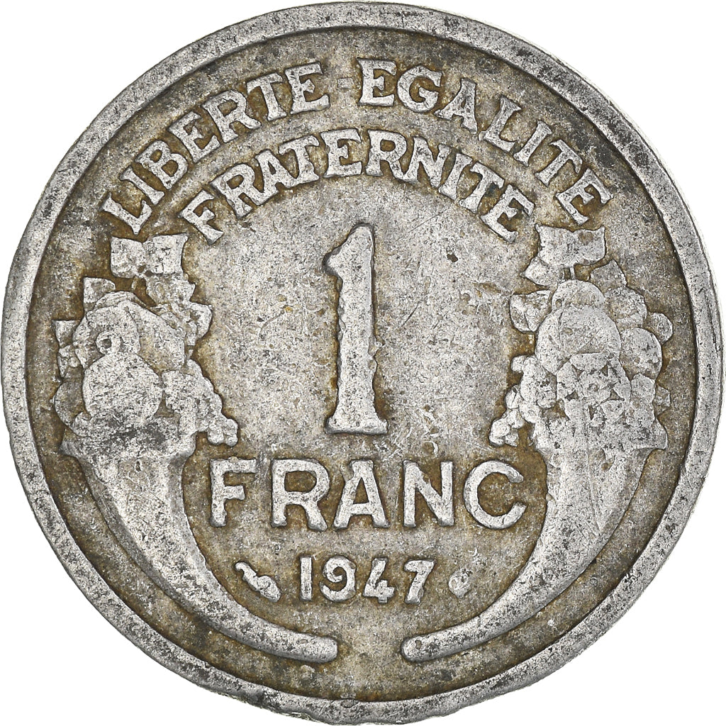 Moneta, Francja, Franc, 1947