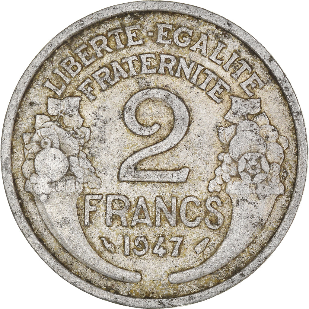 Coin, France, 2 Francs, 1947