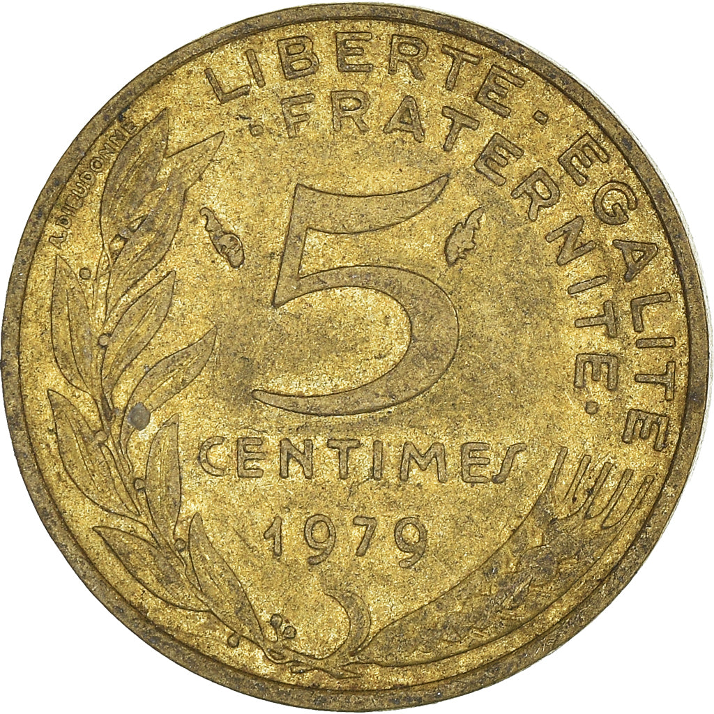 Münze, Frankreich, 5 Centimes, 1979