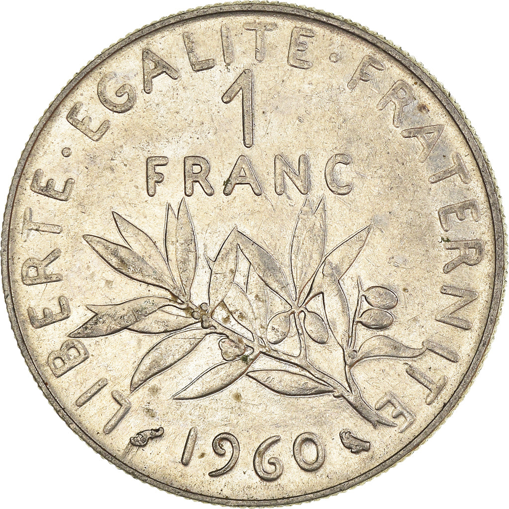 Münze, Frankreich, Franc, 1960