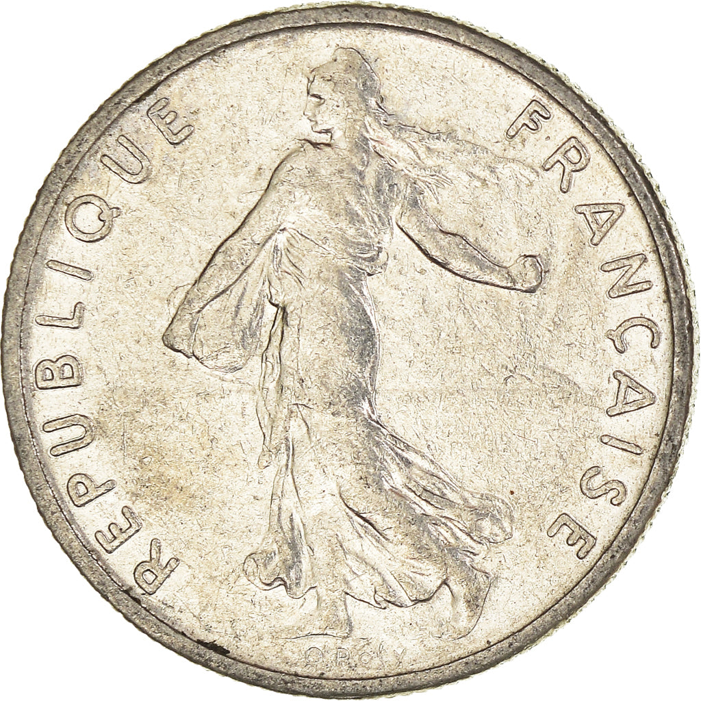 Münze, Frankreich, 1/2 Franc, 1968
