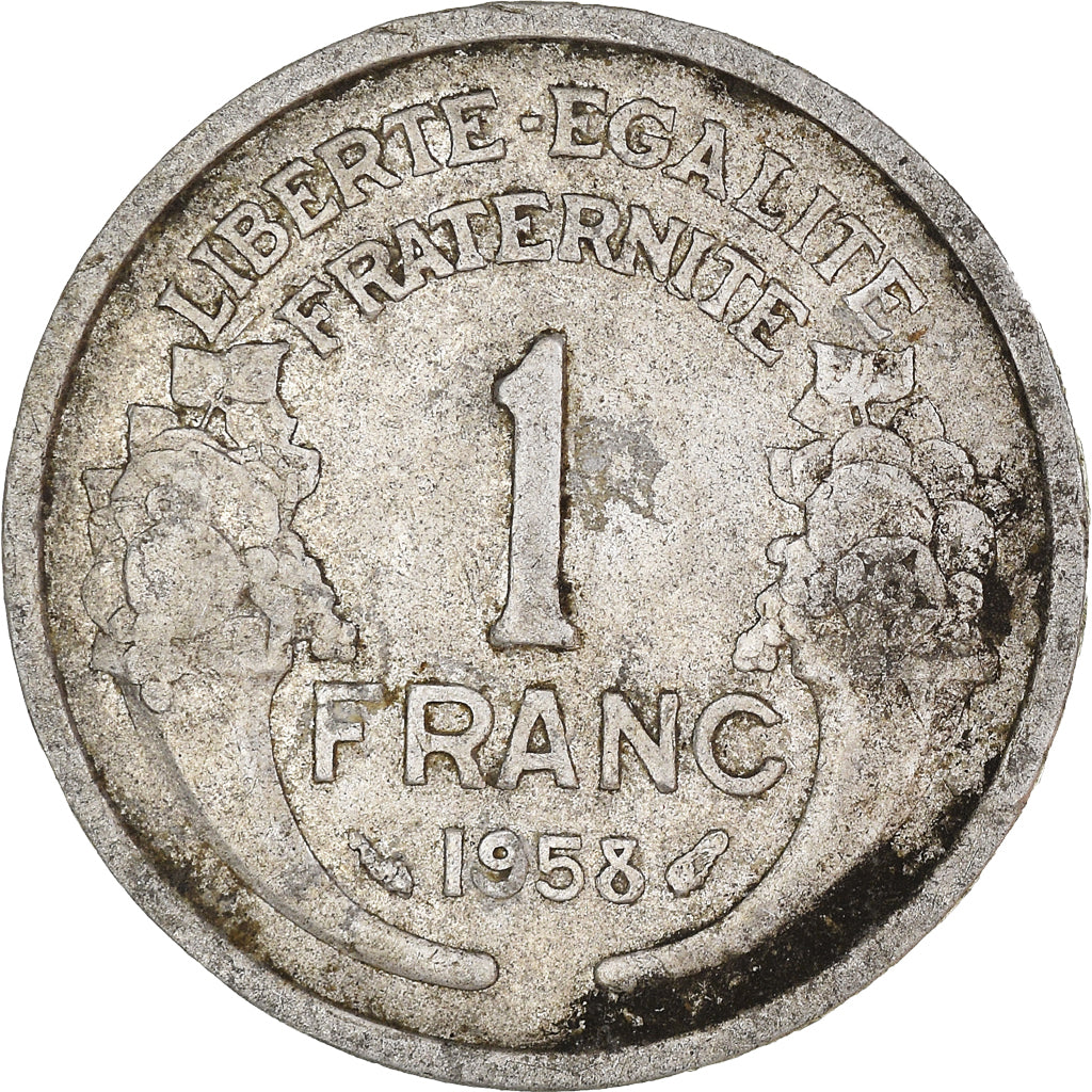 Munten, Frankrijk, Franc, 1958