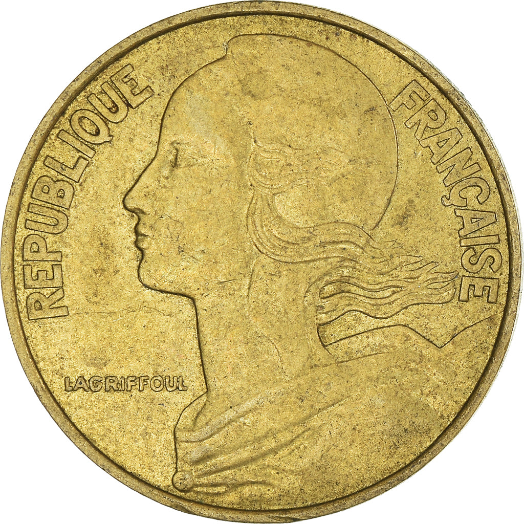 Münze, Frankreich, 20 Centimes, 1986