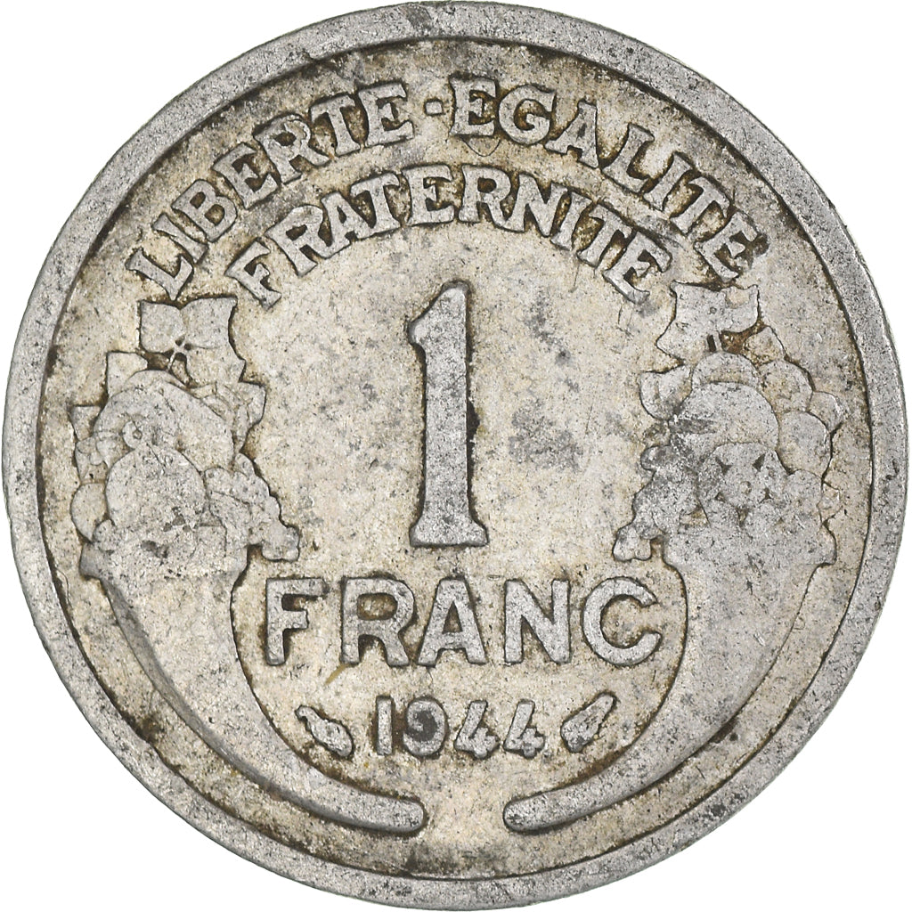 Moeda, França, Franc, 1944