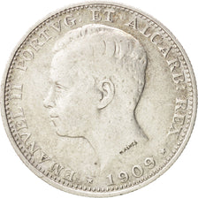 Portugal, Manuel II, 200 Reis, 1909, Paris, EF(40-45), Silver, KM:549