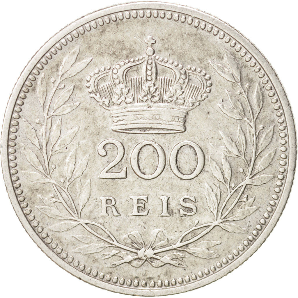 Portugal, Manuel II, 200 Reis, 1909, Paris, EF(40-45), Silver, KM:549