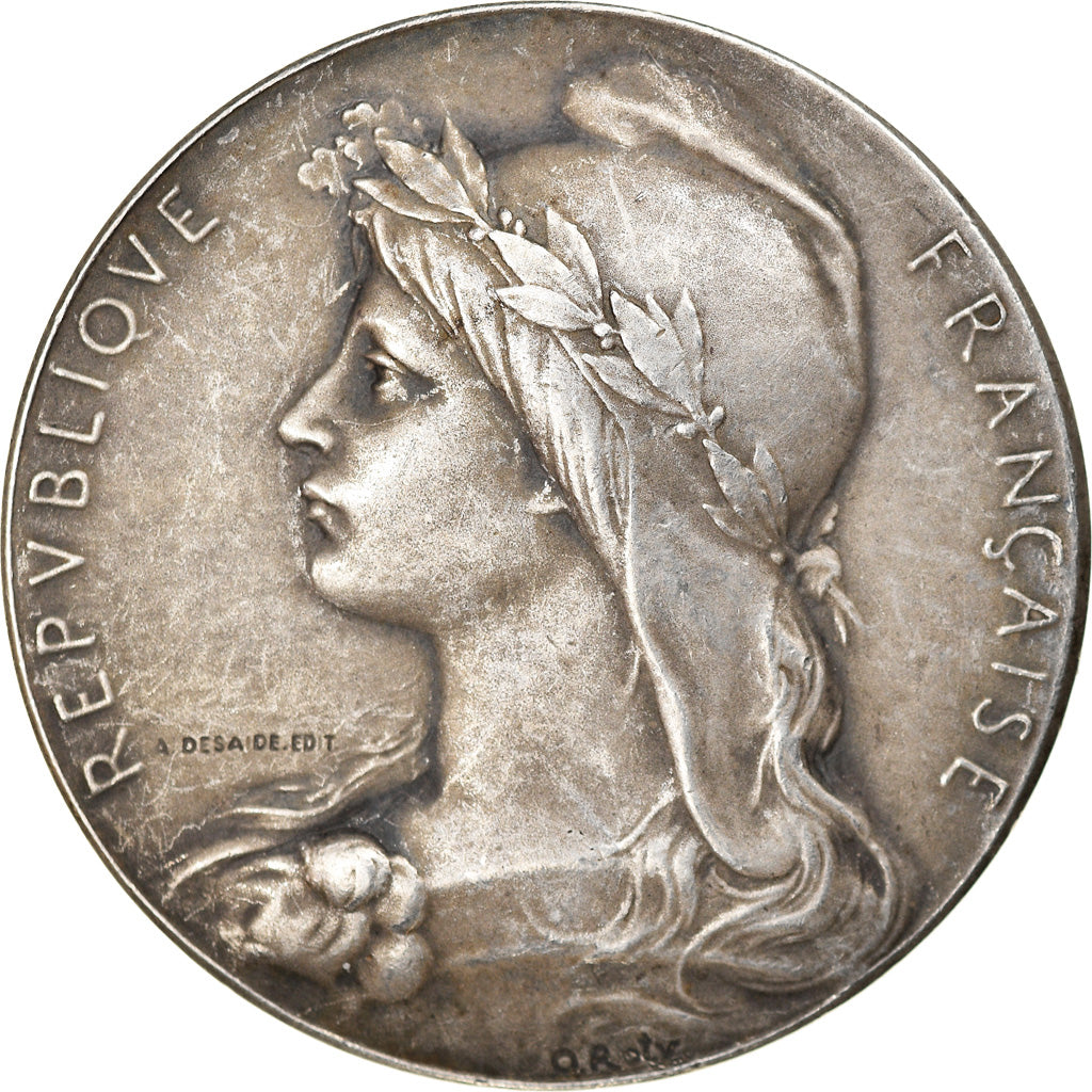 Francia, medaglia, Offerte par Mr Villette, Maire de Nogent, Politics, 1904