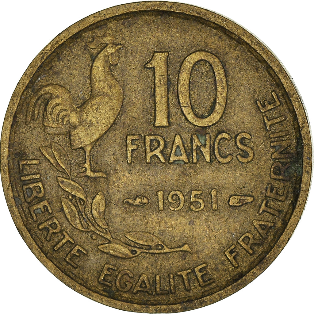 Münze, Frankreich, 10 Francs, 1951