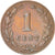 Monnaie, Pays-Bas, William III, Cent, 1880, TB+, Bronze, KM:107.1