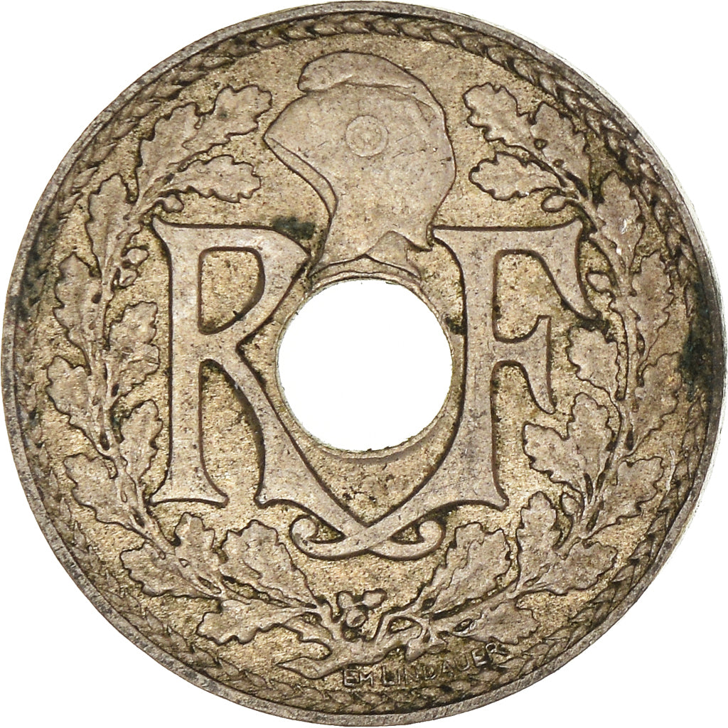 Moeda, França, 5 Centimes, 1936